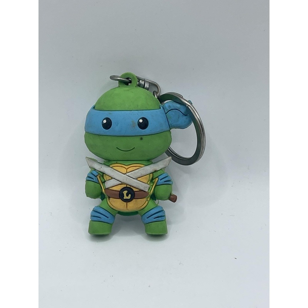 Teenage Mutant Ninja Turtle leonardo TMNT‎ 2015 viacom Clips leo metal keychain